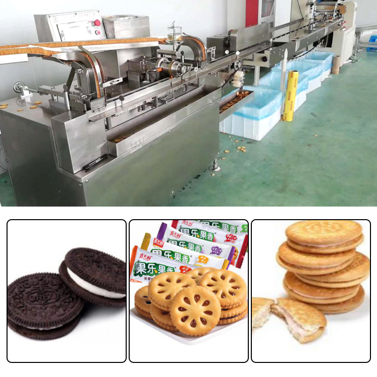Línea de producción de galletas Oreo