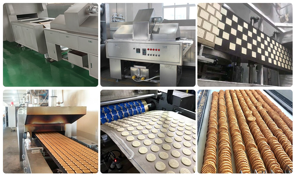 La línea de producción de galletas blandas y duras con una capacidad de 300 KG/H se enviará a España